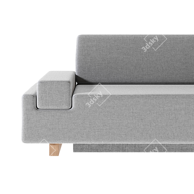 Rotatable Upside Down Couch 3D model image 9