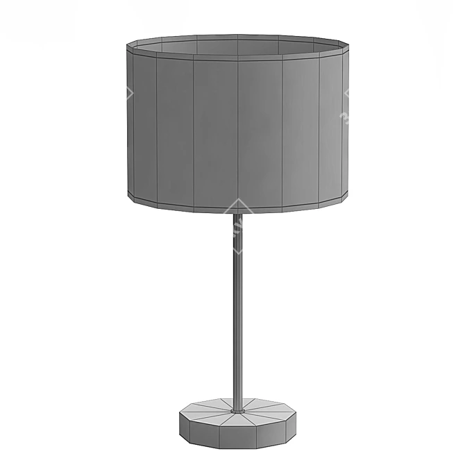 Classic Style Table Lamp 3D model image 2