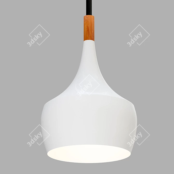 Sleek Dairy Light Beat Fixture 3D model image 1