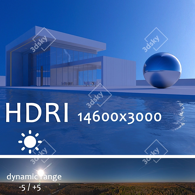 Title: Daytime HDRI Sphere Map 3D model image 1