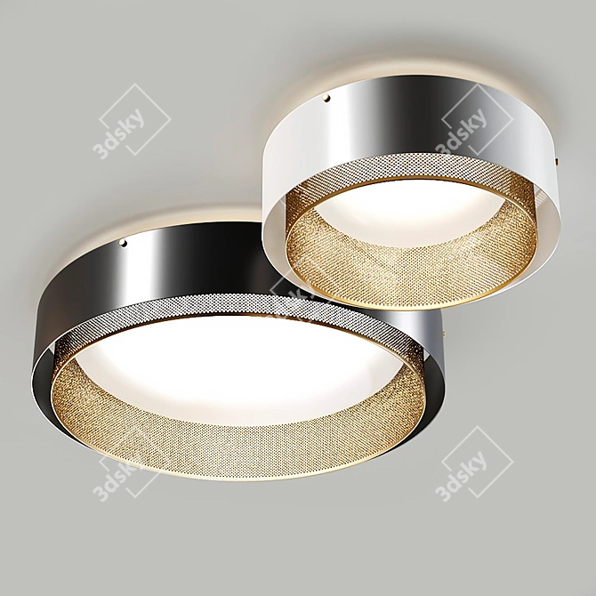 Casing Ceiling Lights: Sleek & Stylish Lighting 3D model image 2