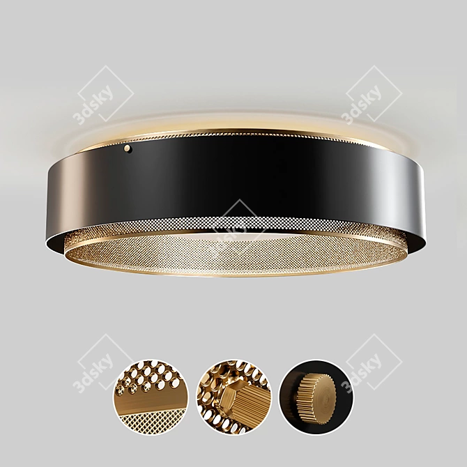 Casing Ceiling Lights: Sleek & Stylish Lighting 3D model image 6