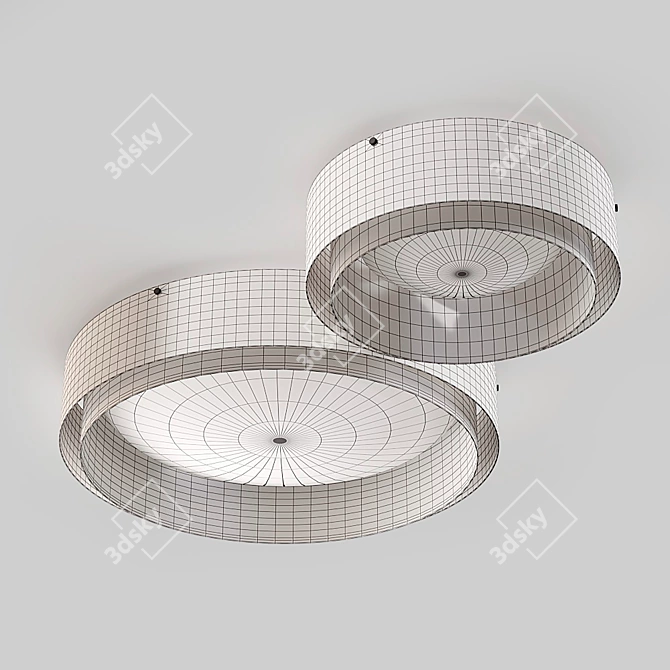 Casing Ceiling Lights: Sleek & Stylish Lighting 3D model image 8