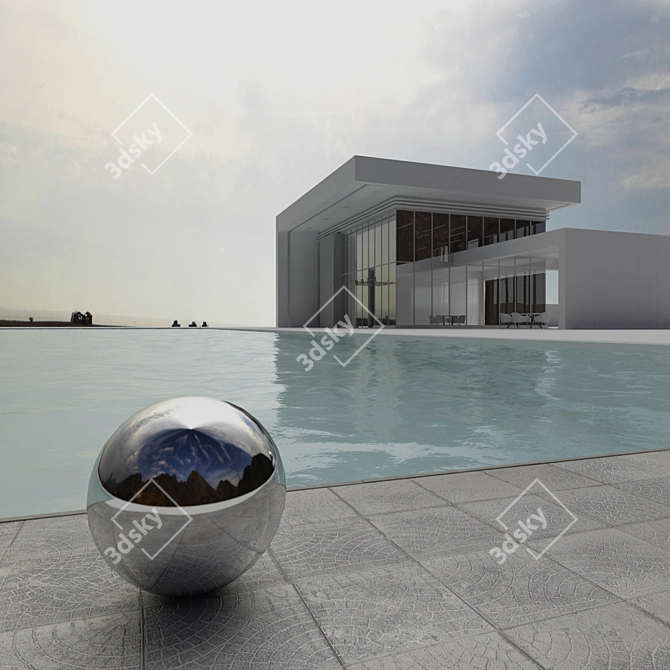 Spherical HDRI: Saudi Arabian Coastal Panorama 3D model image 2