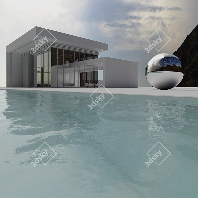 Spherical HDRI: Saudi Arabian Coastal Panorama 3D model image 3