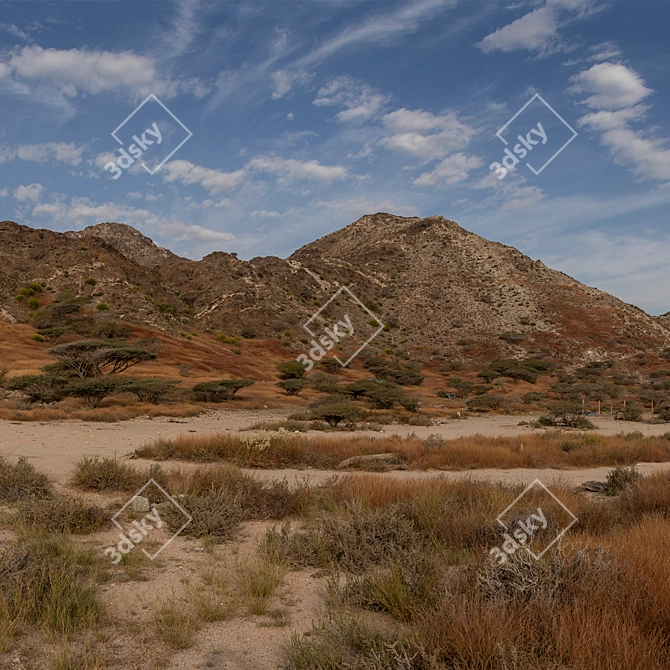 Spherical HDRI: Saudi Arabian Coastal Panorama 3D model image 4