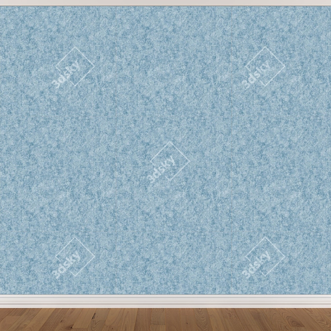 Seamless Wallpaper Set - 3 Colors 3D model image 2