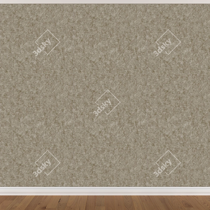 Seamless Wallpaper Set - 3 Colors 3D model image 3