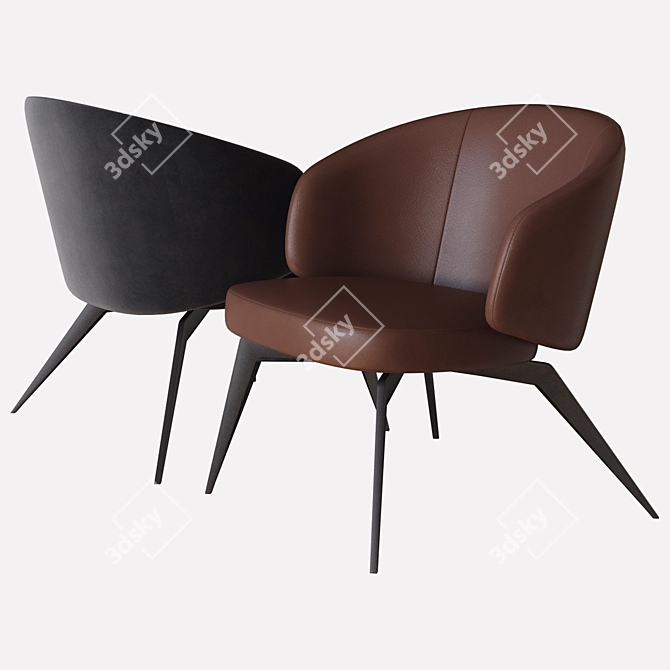 Modern Bice Chair: Lema's 3D Model 3D model image 1