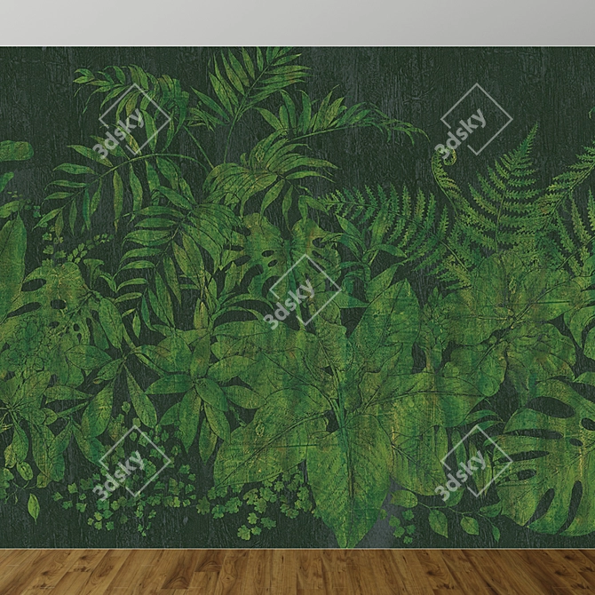 MUANCE Botanical Wallpaper Collection 3D model image 2