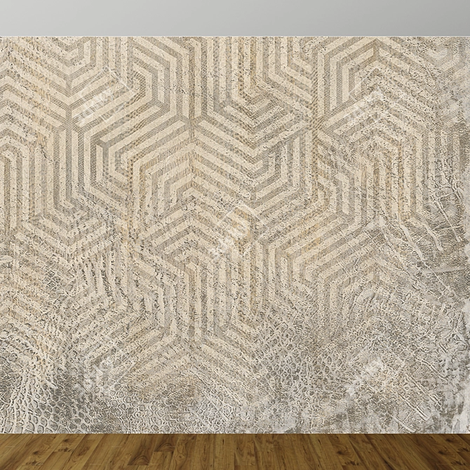 Transform Your Space with MUANCE Geodile Wallpaper 3D model image 1