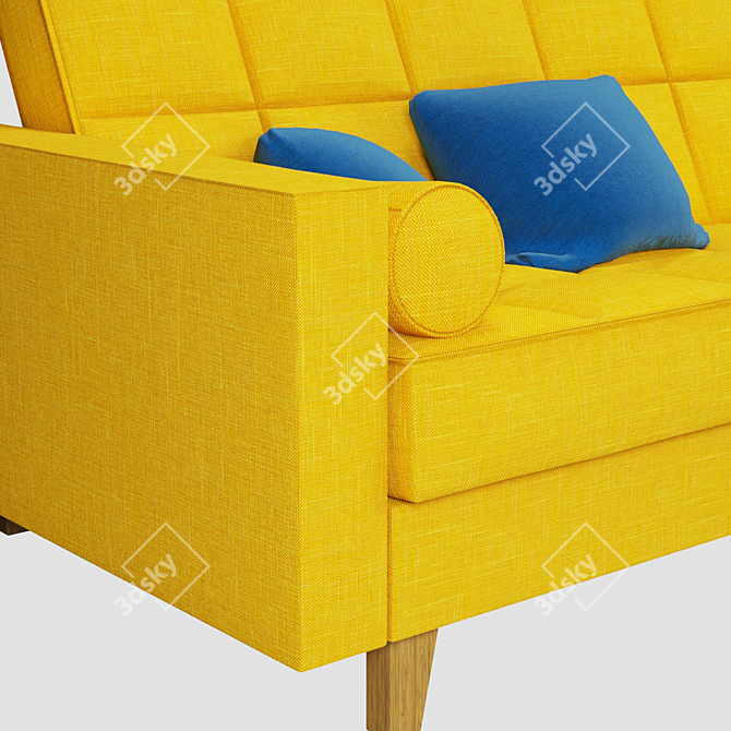 ASKESTA 3-Seater Sofa Bed 3D model image 14