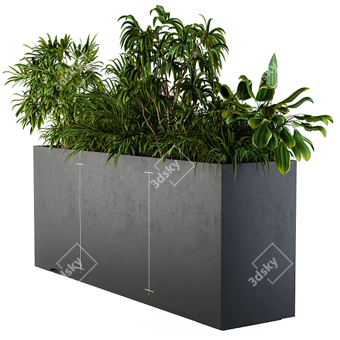 EcoGreen Indoor Planter 3D model image 4