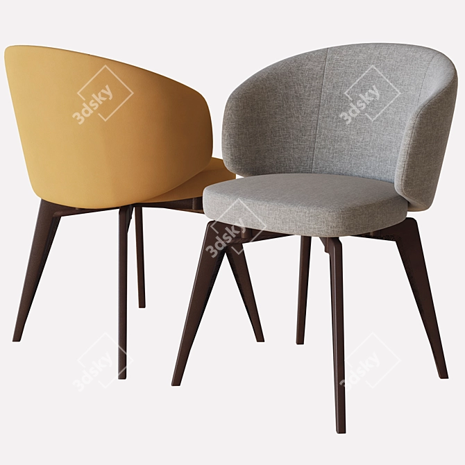 Modern Lema Bea Chair: 3D Model 3D model image 1