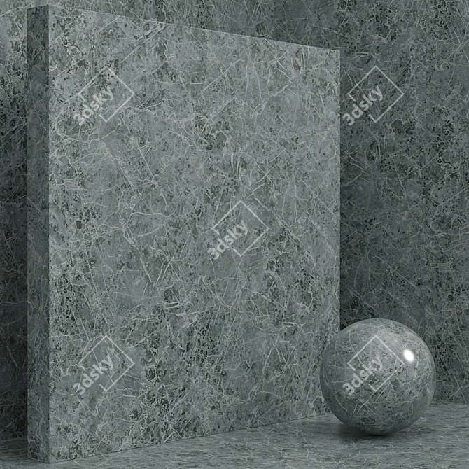 Seamless Stone Marble Set 163 3D model image 4