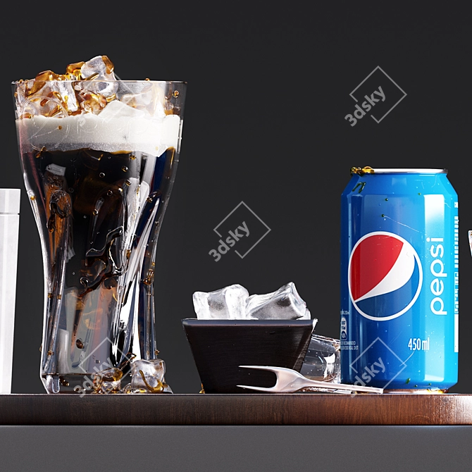 Pepsi and Fries Combo Set 3D model image 3