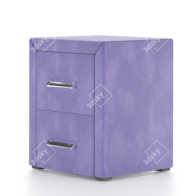 Stylish Boleno Bedside Table 3D model image 1