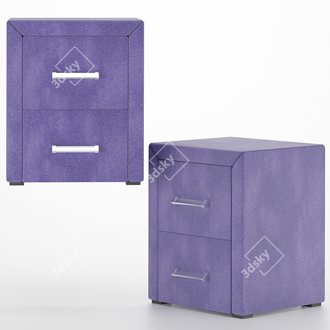 Stylish Boleno Bedside Table 3D model image 3