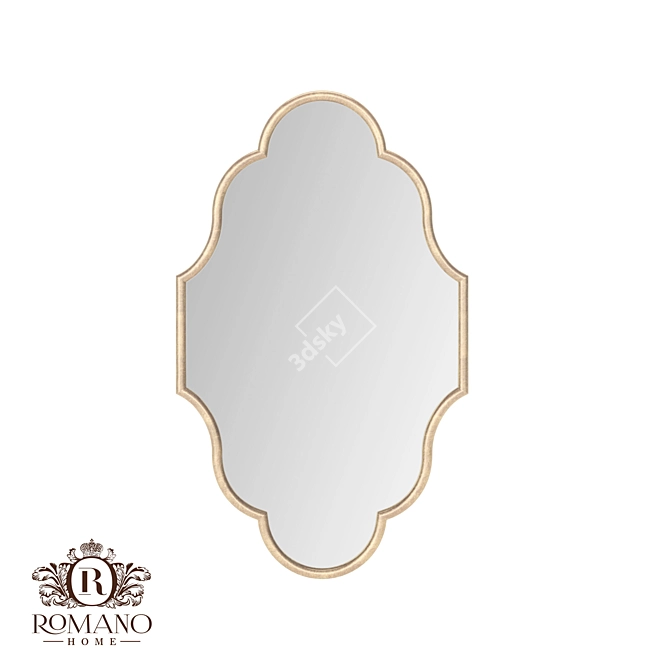 Elegant Reflection: Clarice Romano Mirror 3D model image 1