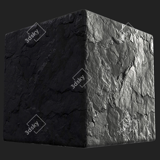 Seamless Cliff Textures: PBR Materials & OBJ 3D model image 3