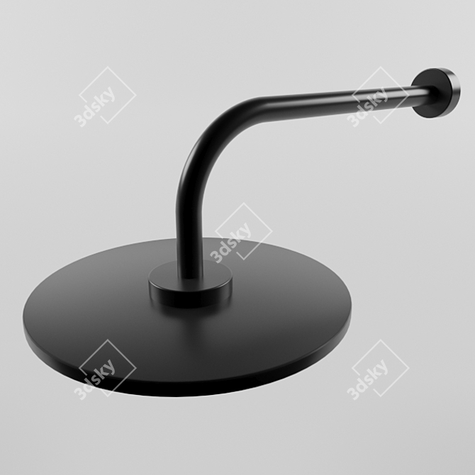 Minimalist Round Shower Head 3D model image 6