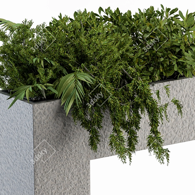 Concrete Box Plants 3D model image 2