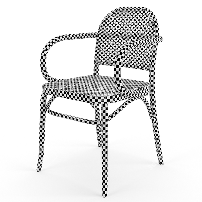 Elegant Armchair: Stylish, Comfortable, High Quality 3D model image 5