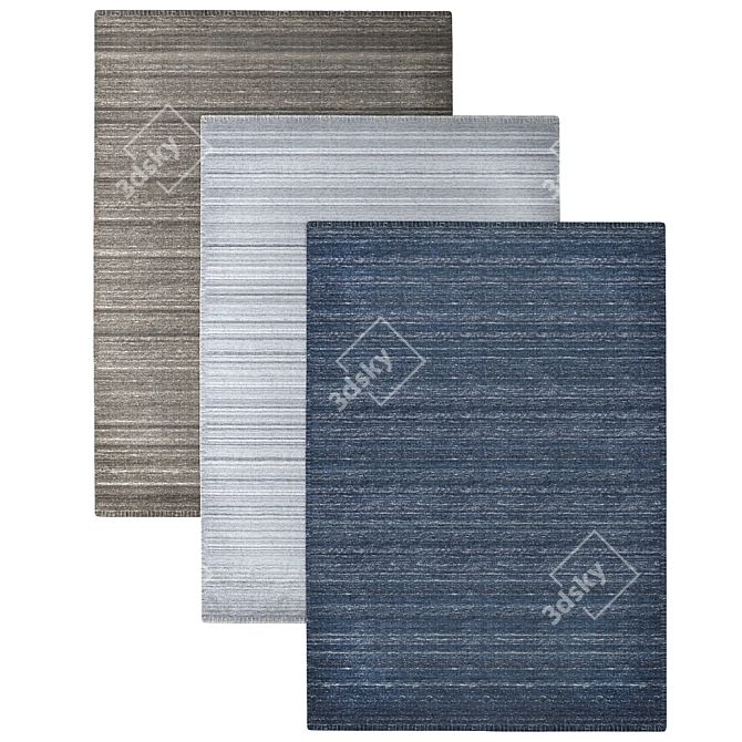 Zuiver Sanders Carpets 240x170 3D model image 1