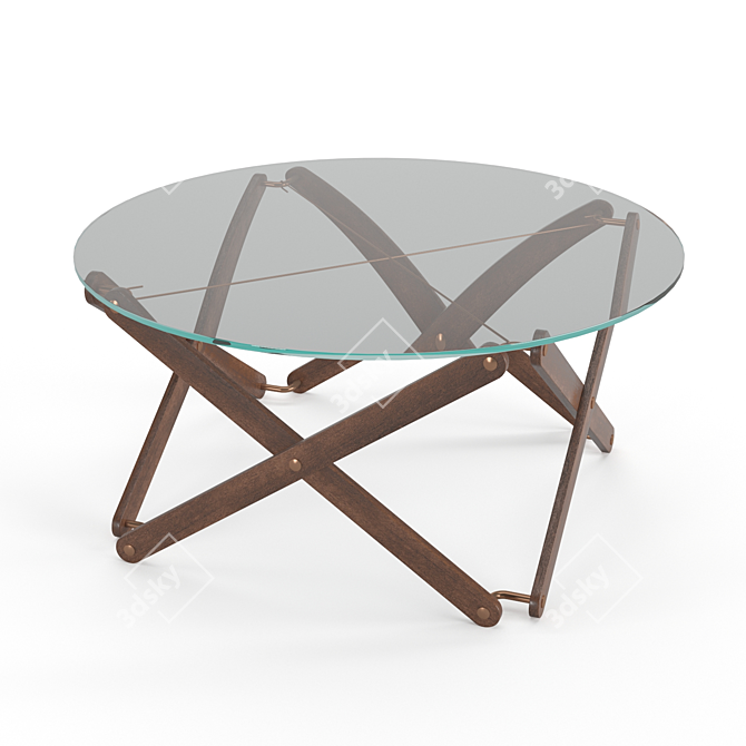 Transforming Coffee Table | 2-in-1 Adjustable Design 3D model image 3