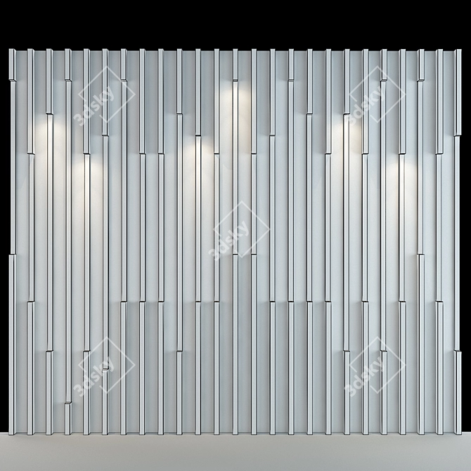 Sleek Panel 35 for Modern Homes 3D model image 2