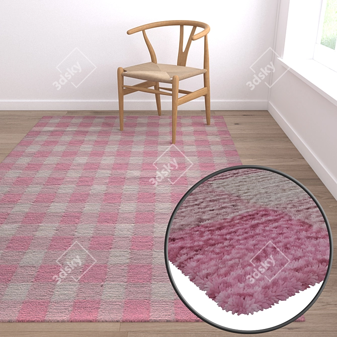 Luxury Carpet Set 3D model image 5