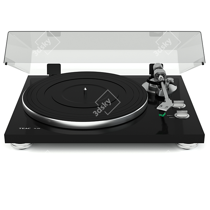 TEAC TN300: High-Quality Vinyl Turntable 3D model image 1