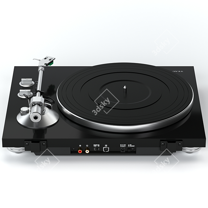 TEAC TN300: High-Quality Vinyl Turntable 3D model image 4