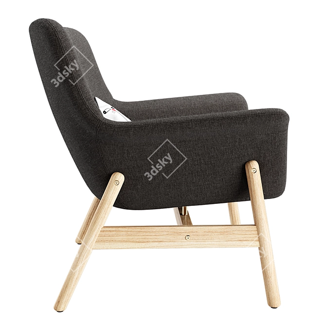 Vedbo High-Back Chair 3D model image 4