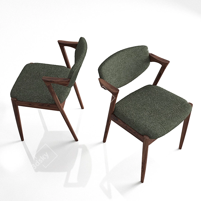 Kozai Modern Trade No. 42 Chair 3D model image 2