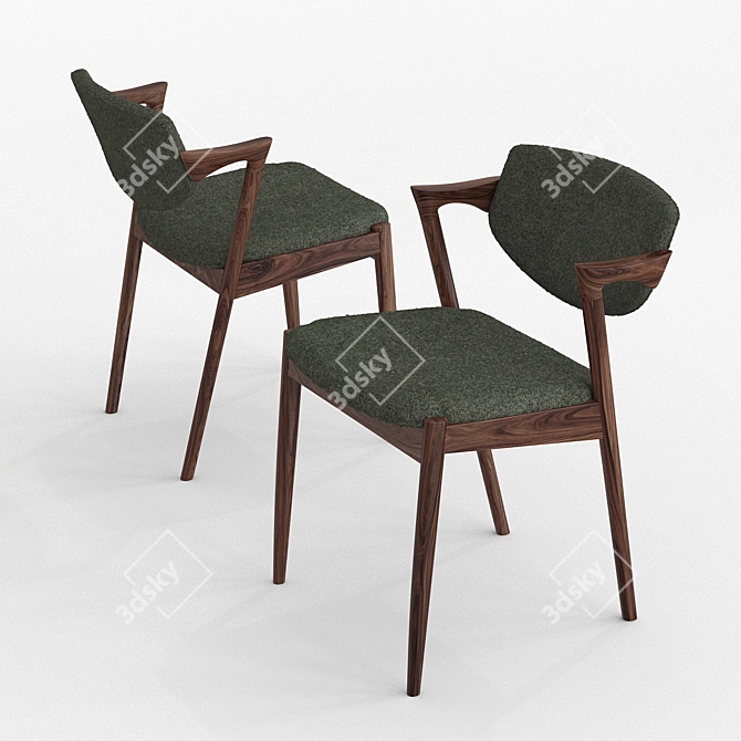 Kozai Modern Trade No. 42 Chair 3D model image 3