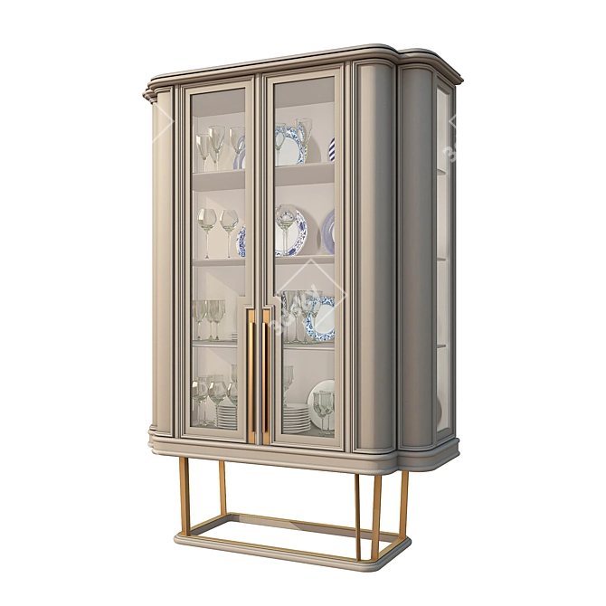 Elegant Prophilo Sideboard 3D model image 1