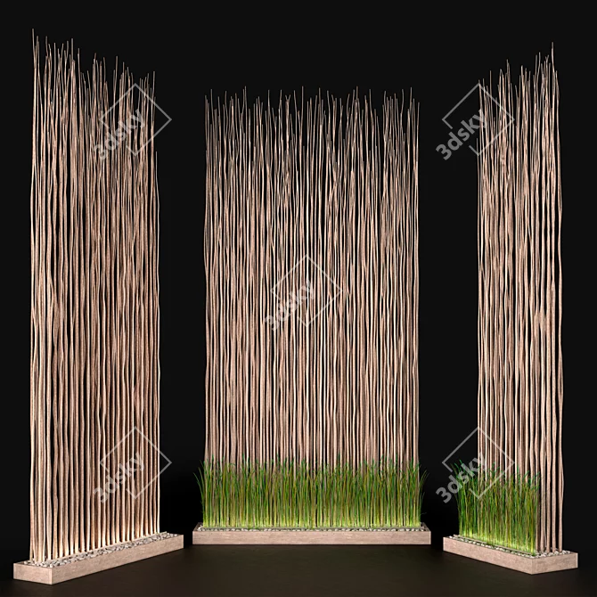 Decorative Branches Set for Interior Decorating 3D model image 1
