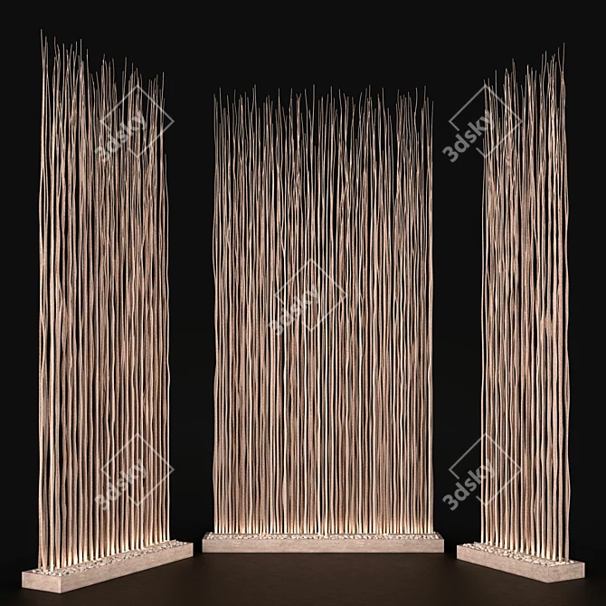 Decorative Branches Set for Interior Decorating 3D model image 2