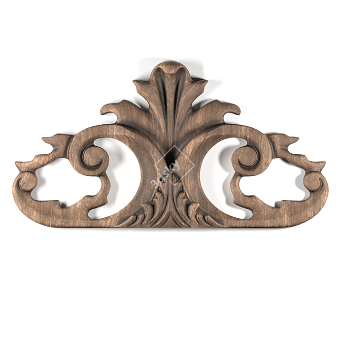 Versatile 3D Trim Ornament 3D model image 1
