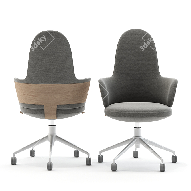 ErgoFlex Office Chair 3D model image 3