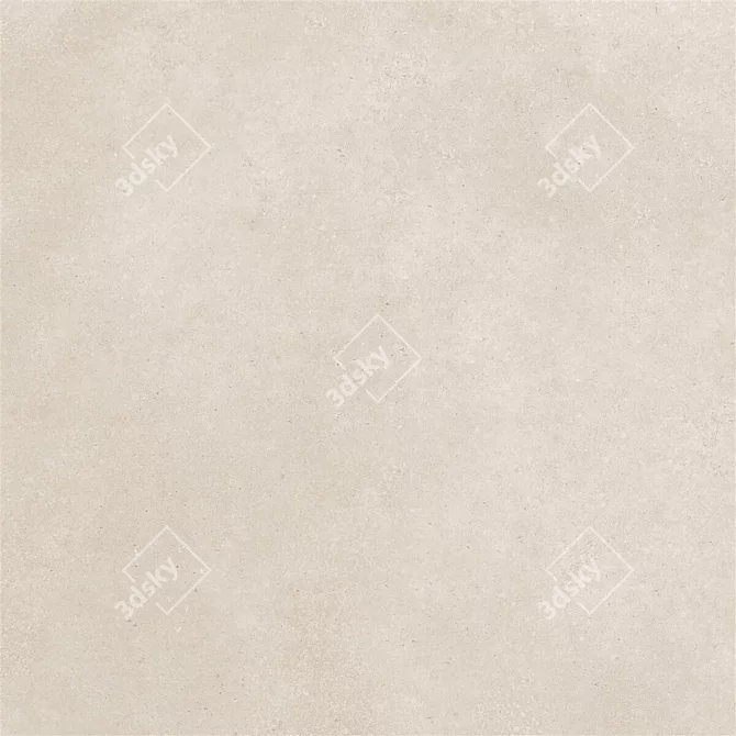 Concrete Beige Wall Tiles: Modern & Durable 3D model image 5