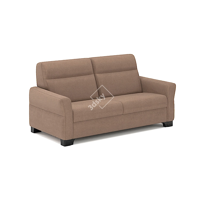 Belgian Eklipso Sofa: Stylish & Versatile! 3D model image 3