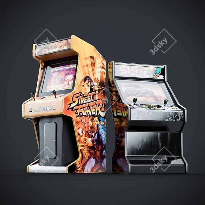 Ultimate Arcade Battles: StreetFighter & MetalSlug 3D model image 1