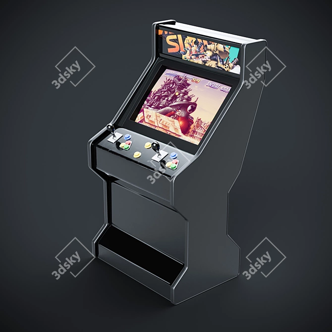 Ultimate Arcade Battles: StreetFighter & MetalSlug 3D model image 3