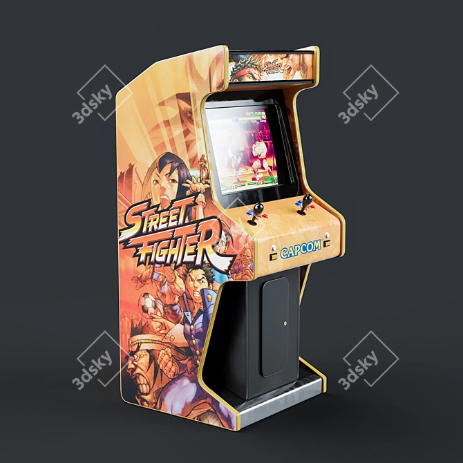 Ultimate Arcade Battles: StreetFighter & MetalSlug 3D model image 7