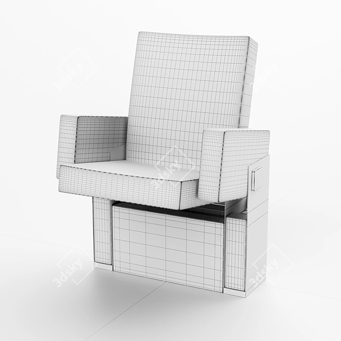 Flexible Folding Seat Solution 3D model image 5