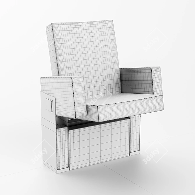 Flexible Folding Seat Solution 3D model image 15