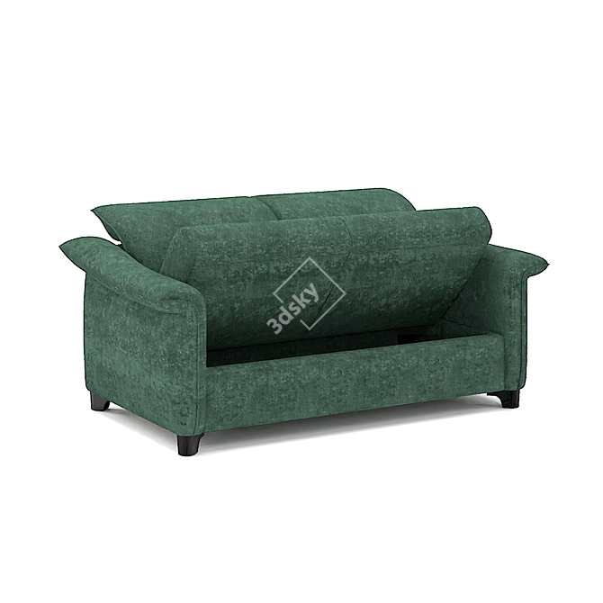 Title: Belgian Galaxio Sofa with Sleeper Berth 3D model image 4