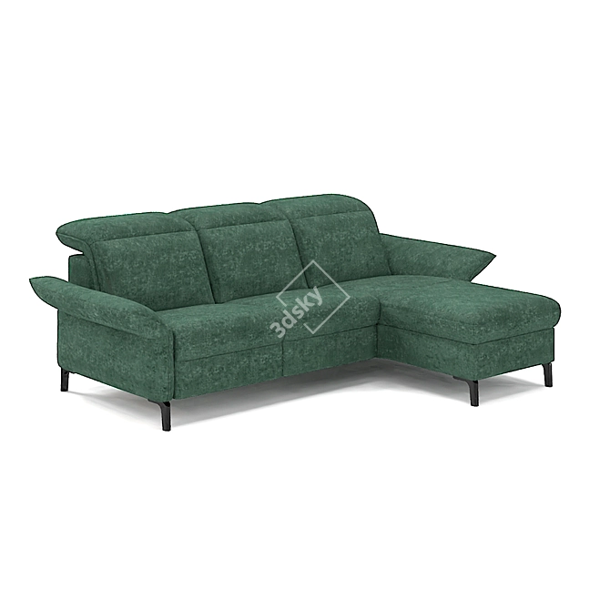 Luxurious Adjustable Belgian Sofa: Juno 3D model image 2